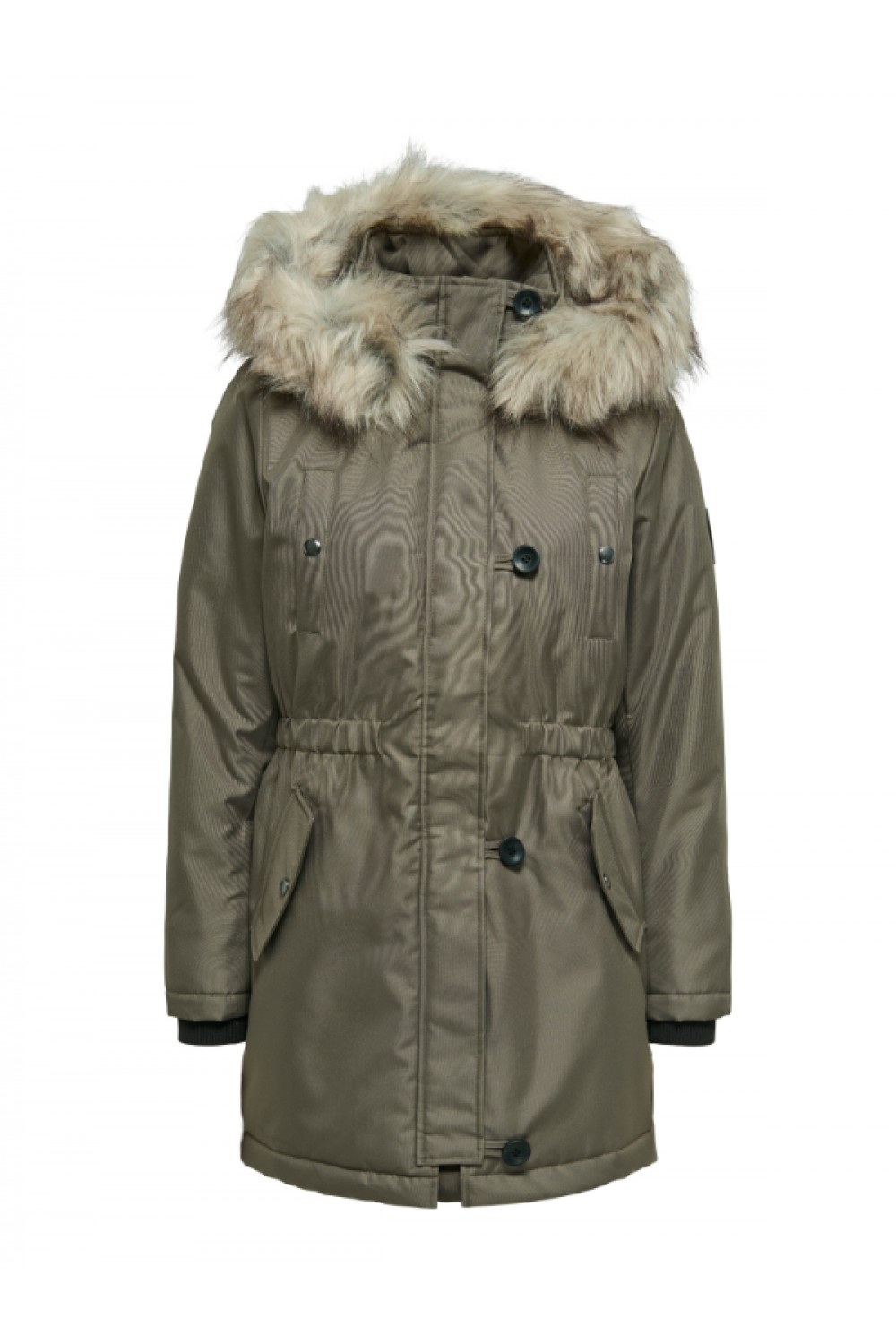 ONLY IRIS FUR WINTER PARKA LIFE CC OTW STONE GREY 15304625