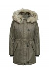 ONLY IRIS FUR WINTER PARKA LIFE CC OTW STONE GREY 15304625