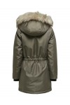 ONLY IRIS FUR WINTER PARKA LIFE CC OTW STONE GREY 15304625