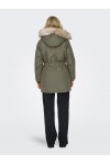 ONLY IRIS FUR WINTER PARKA LIFE CC OTW STONE GREY 15304625