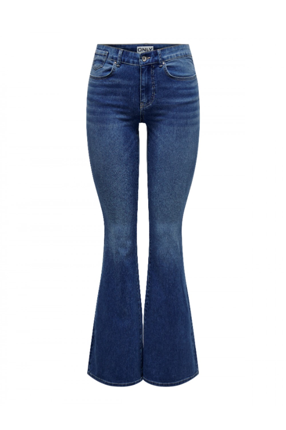 ONLY REESE REG RETRO FLARED DNM BOX BLUE 15309845