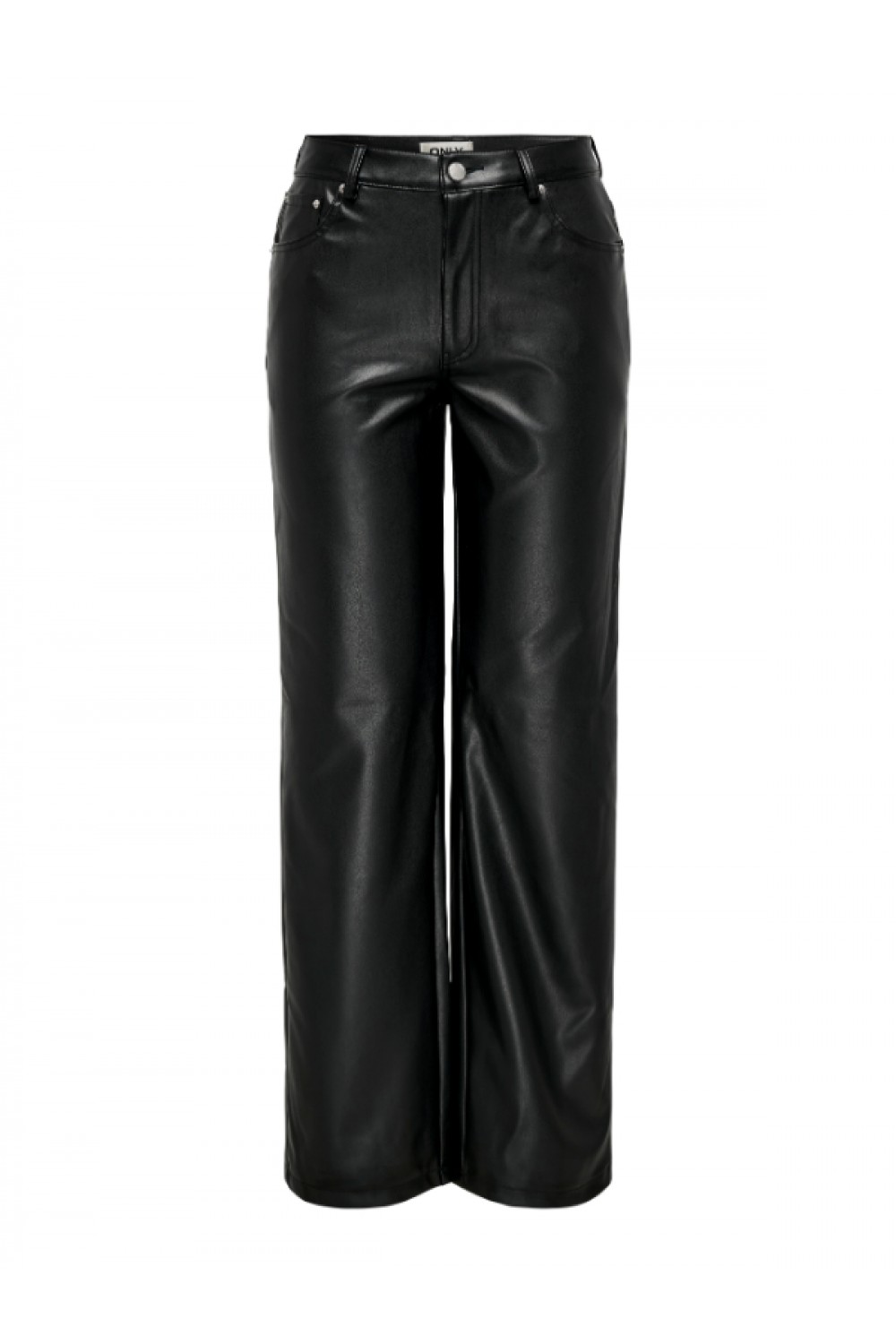 ONLY KIRI HW STR FAUX LEATHER PNT BLACK 15324777