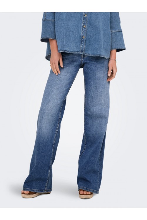 ONLY JUDY LW WIDE LEG DNM TAI EPP BLUE 15339699