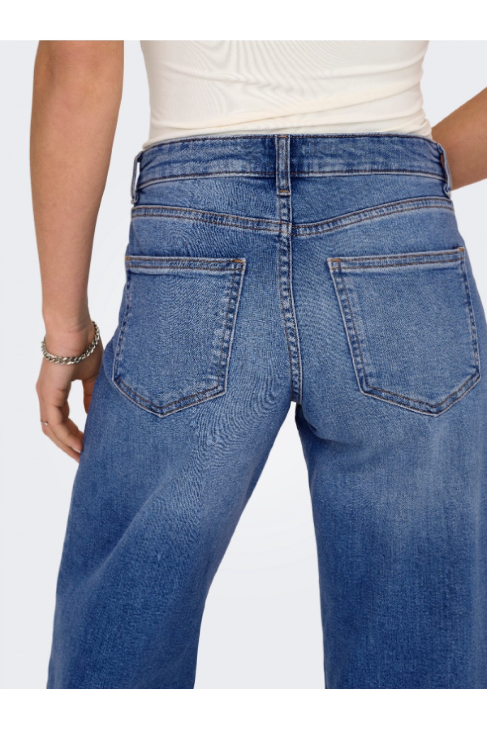 ONLY JUDY LW WIDE LEG DNM TAI EPP BLUE 15339699