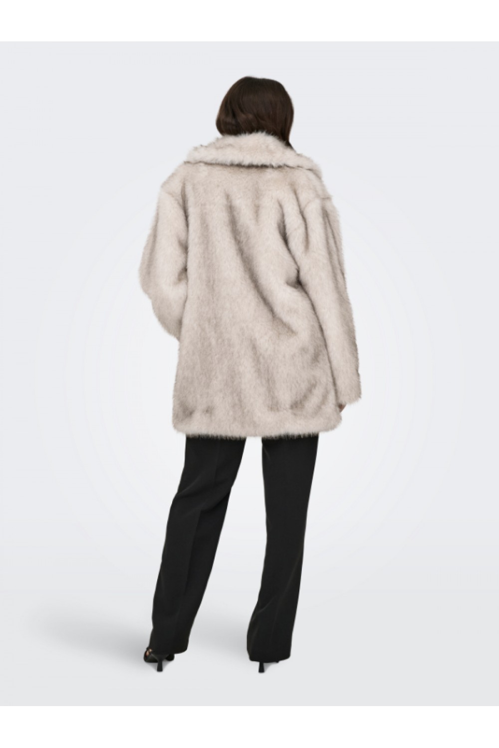 ONLY DAWN LIFE FAUX FUR COAT CC OTW PUMICE STONE 15348976