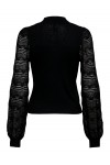 ONLY ANNELINA LS HIGHNECK KNT BLACK 15353133