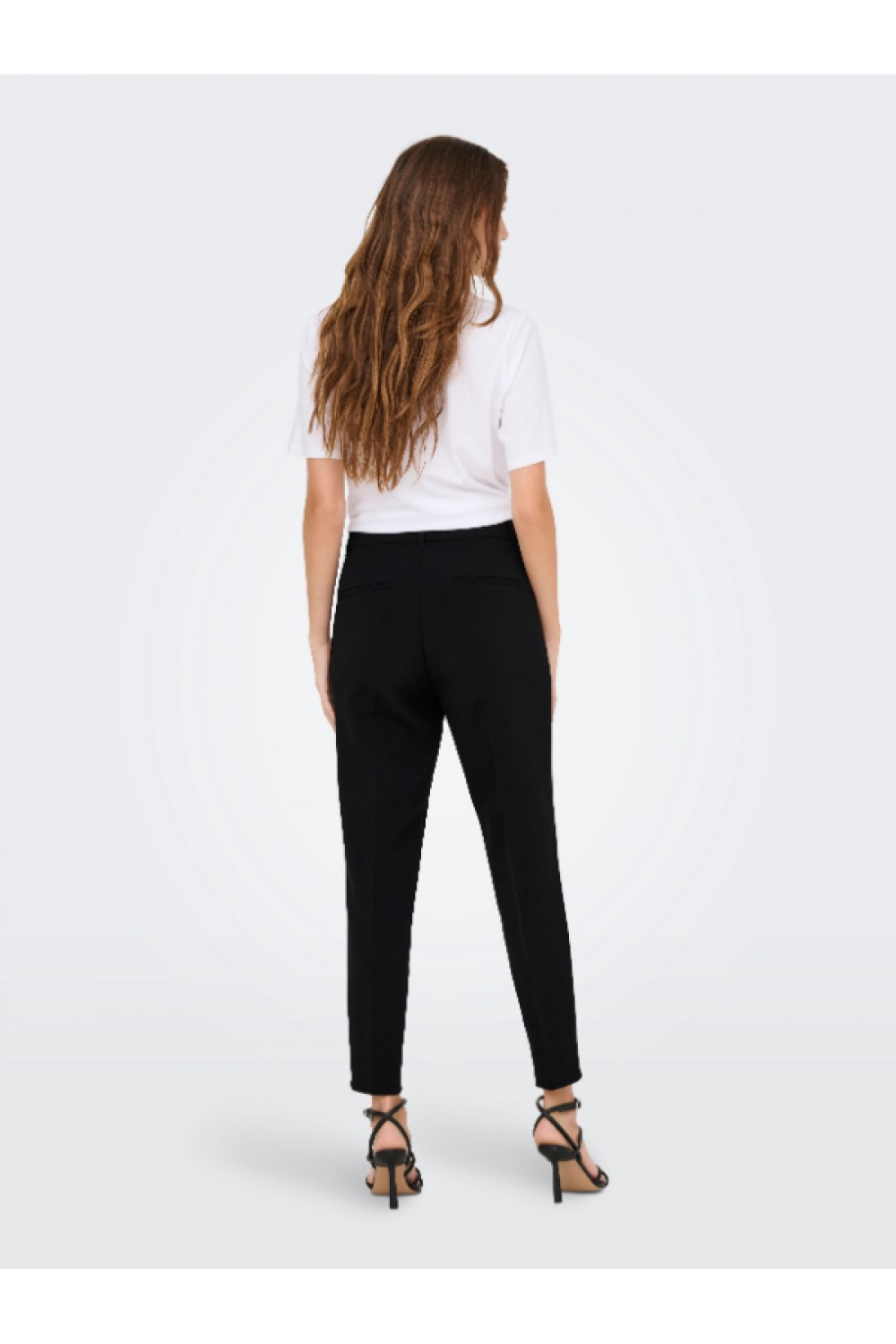 ONLY ASTRID LIFE HW ANK CIGARETTE PANT TLR BLACK 15355227