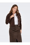 ONLY ANLIE-ANIMAL L/S JACKET CC PNT BROWN 15356125