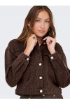 ONLY ANLIE-ANIMAL L/S JACKET CC PNT BROWN 15356125
