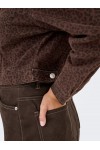 ONLY ANLIE-ANIMAL L/S JACKET CC PNT BROWN 15356125