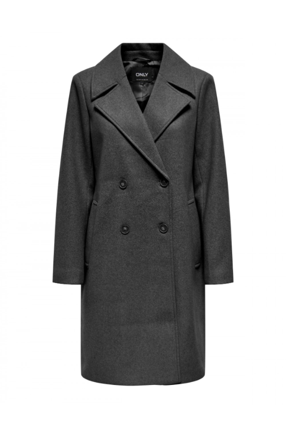 ONLY ADINA LIFE LONG COAT CC OTW DARK GREY 15349217