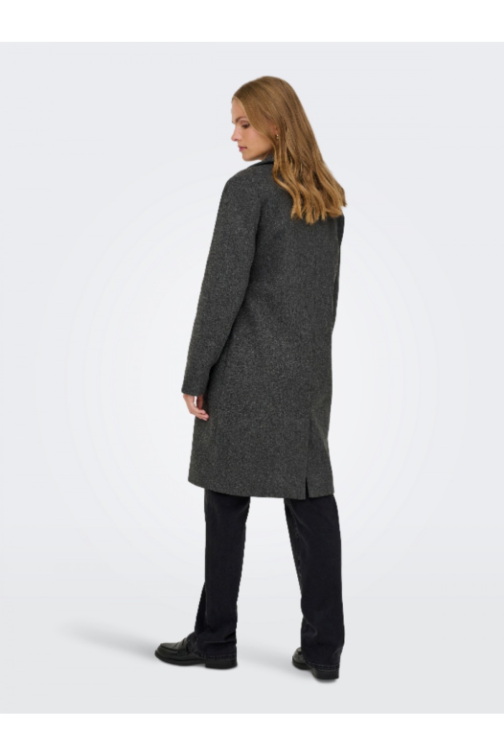 ONLY ADINA LIFE LONG COAT CC OTW DARK GREY 15349217