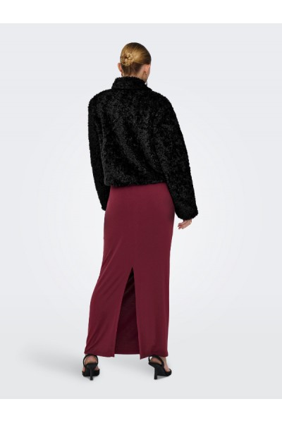 ONLY GINNY SHORT TEDDY JACKET OTW BLACK 15352795