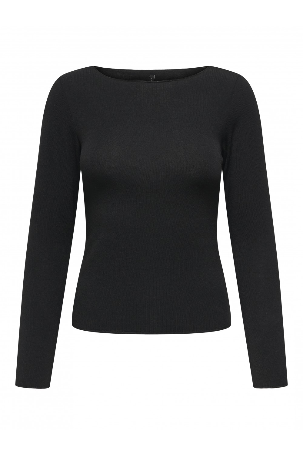 ONLY VIRRO L/S BOATNECK TOP BOX JRS BLACK 15366509