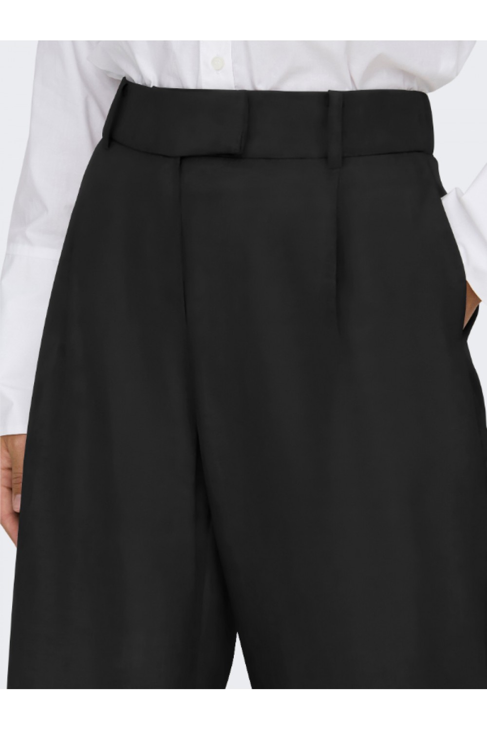 ONLY LINDA HW STR MEL PANTS TLR NOOS BLACK 15336761