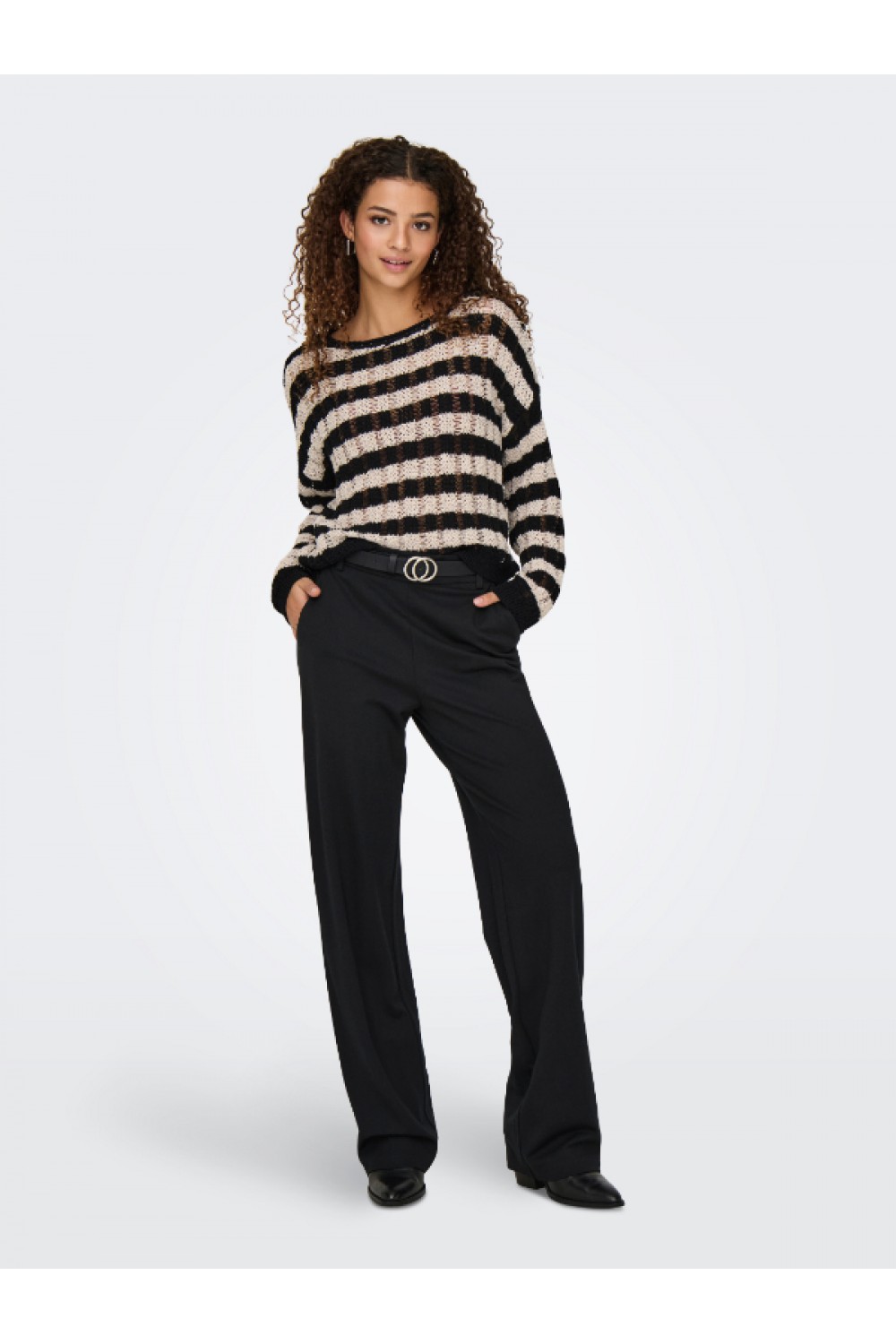 ONLY POPTRASH MW STRAIGHT PNT NOOS BLACK 15341829