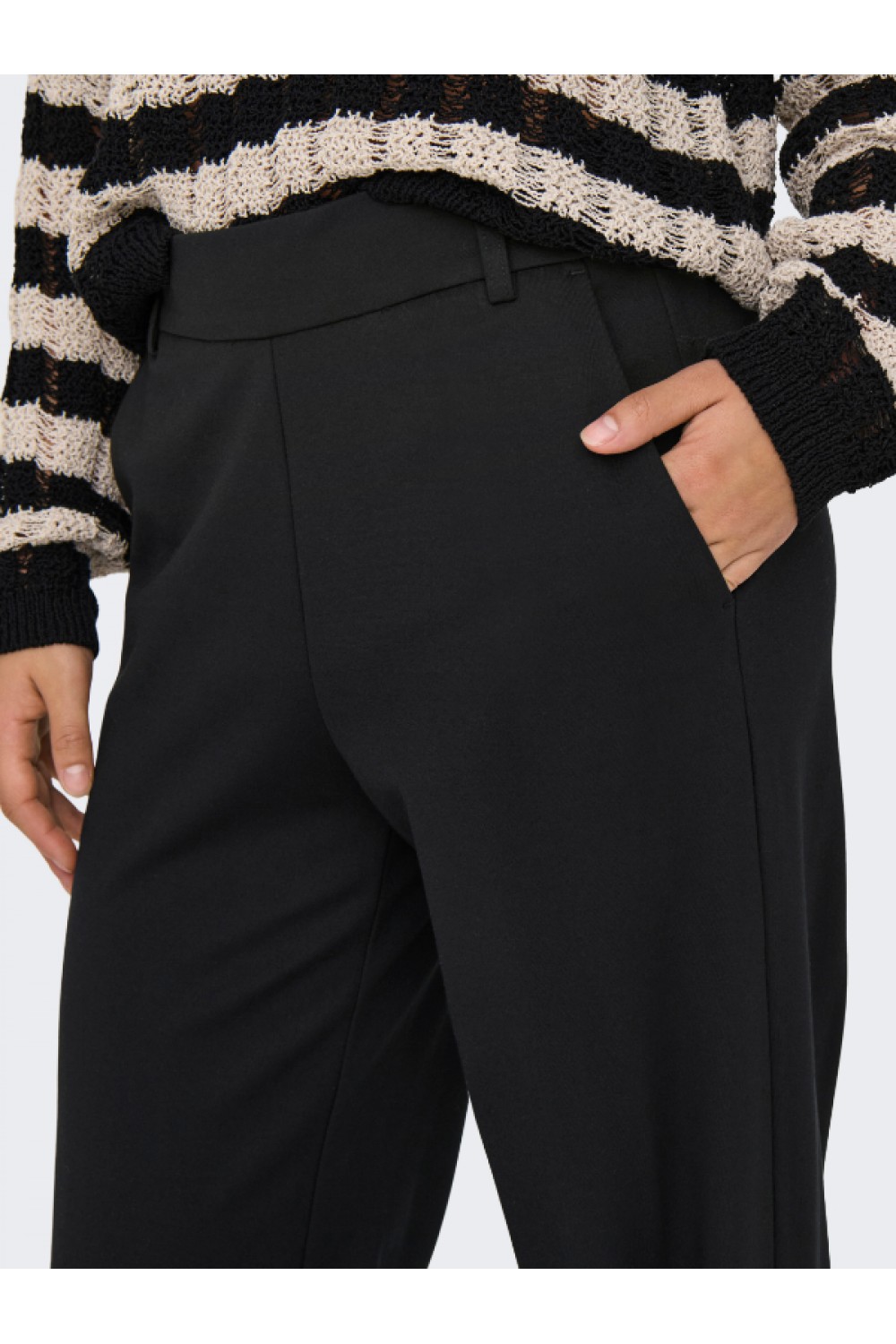 ONLY POPTRASH MW STRAIGHT PNT NOOS BLACK 15341829