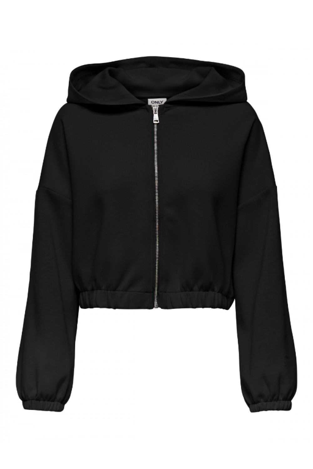 ONLY SCARLETT LIFE LS ZIP HOOD SWT NOOS BLACK 15346449