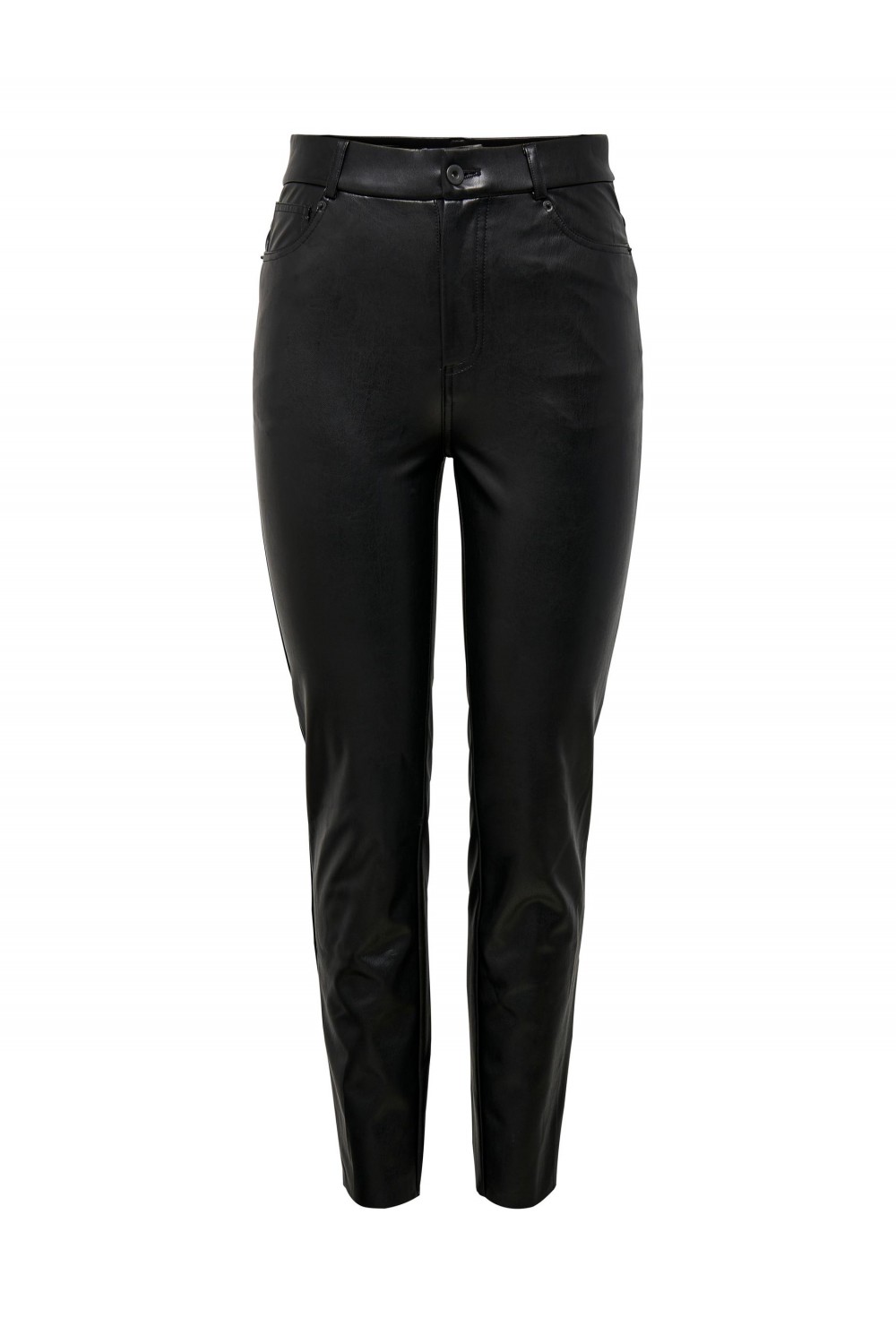 ONLY EMILY HW ST ANK FAUX LEATHER BLACK 15209293