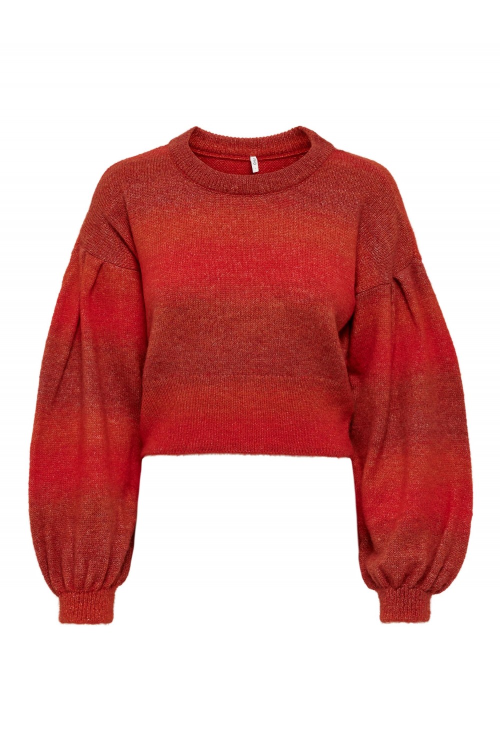 ONLΥ RAIN L/S SHORT PULLOVER CC KNT BURNT ORANGE 15259440