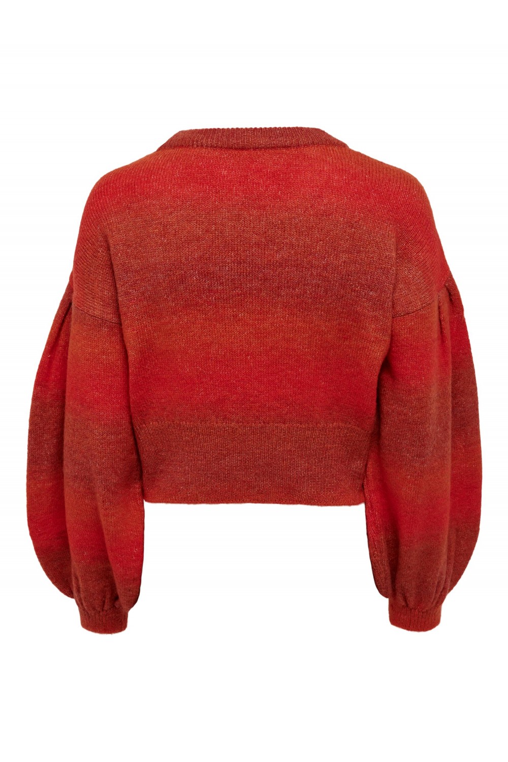 ONLΥ RAIN L/S SHORT PULLOVER CC KNT BURNT ORANGE 15259440