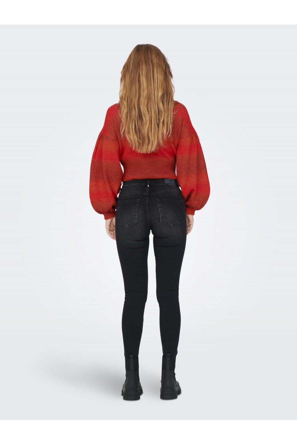 ONLΥ RAIN L/S SHORT PULLOVER CC KNT BURNT ORANGE 15259440