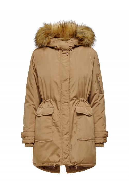 ONLY JULIE PARKA COAT OTW TIGERS EYE 15267656