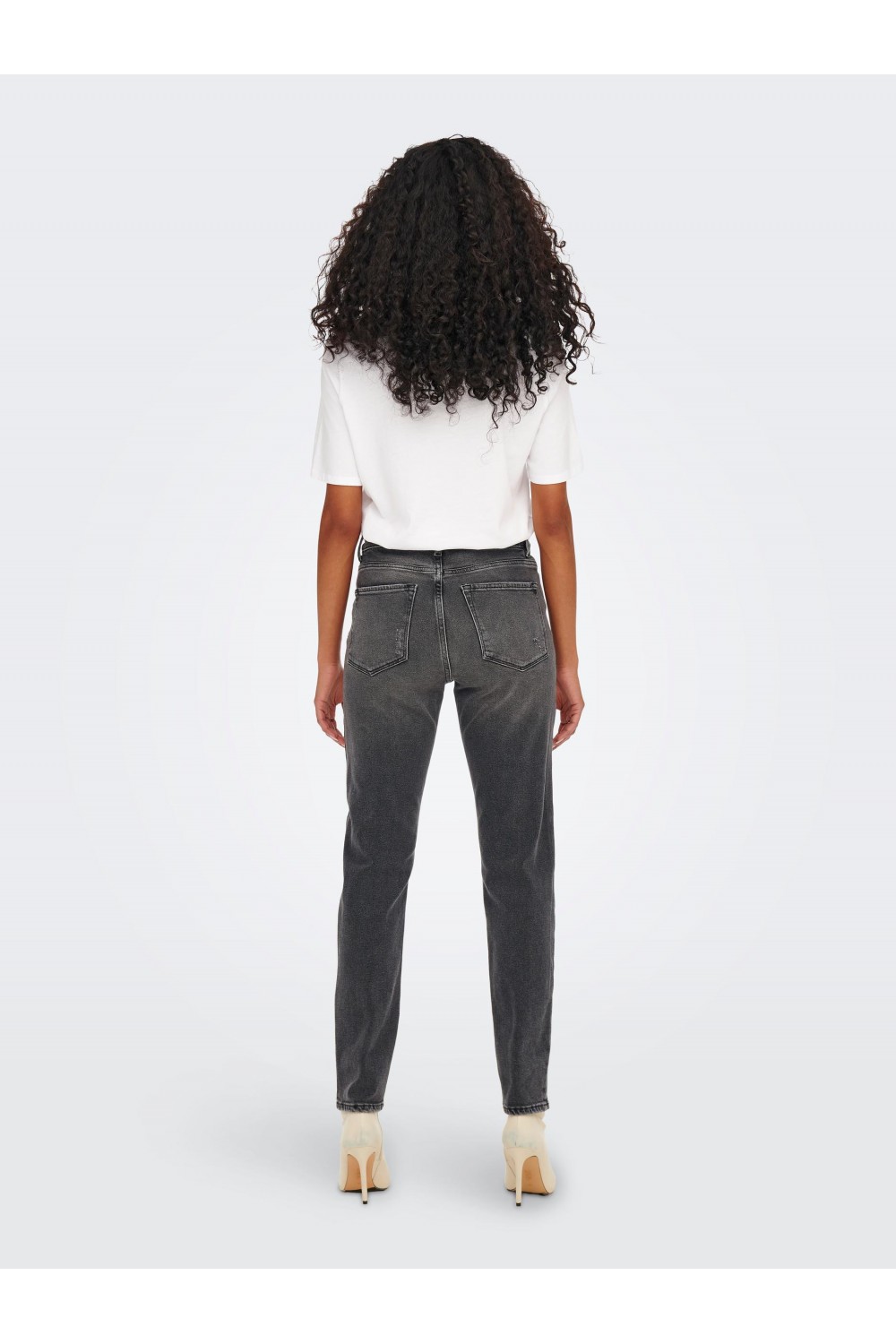 ONLY EMILY STRETCH ANK JEANS DARK GREY DENIM 15259634