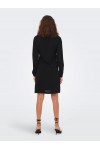 ONLY METTE WRINKLE DRESS BLACK 15274642
