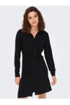 ONLY METTE WRINKLE DRESS BLACK 15274642