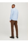 JACK & JONES JOE SHIRT LS PLAIN MAO CASHMERE BLUE 12205921