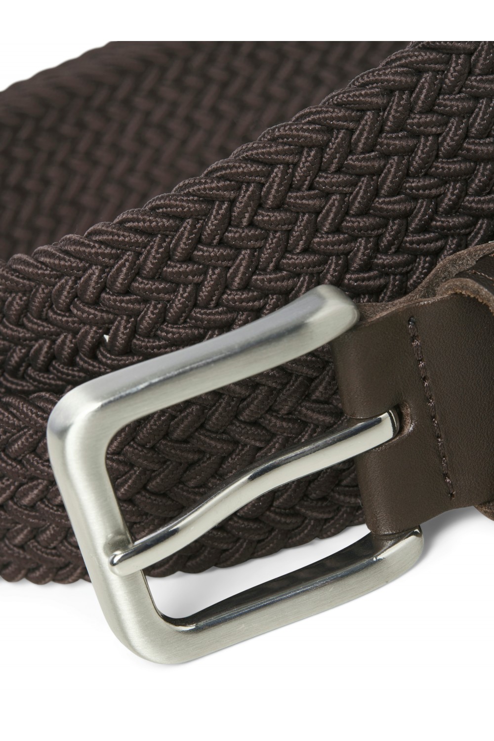 JACK & JONES SPRING WOVEN BELT NOOS BROWN STONE 12118114