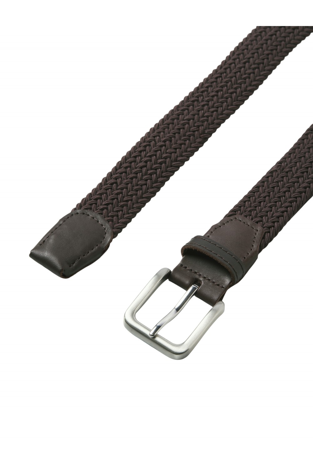 JACK & JONES SPRING WOVEN BELT NOOS BROWN STONE 12118114