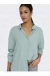 ONLY ZAZIMA L/S LOOSE SHIRT WVN NOOS ETHER 15272523