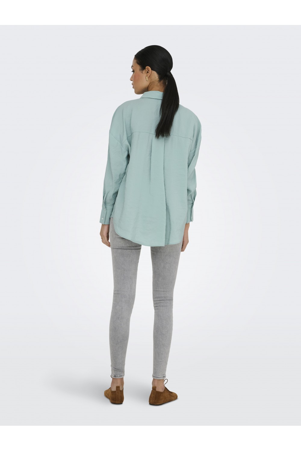 ONLY ZAZIMA L/S LOOSE SHIRT WVN NOOS ETHER 15272523