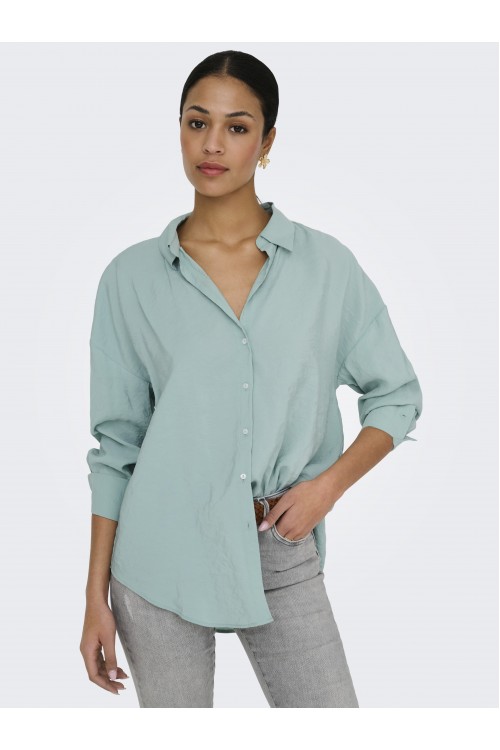 ONLY ZAZIMA L/S LOOSE SHIRT WVN NOOS ETHER 15272523