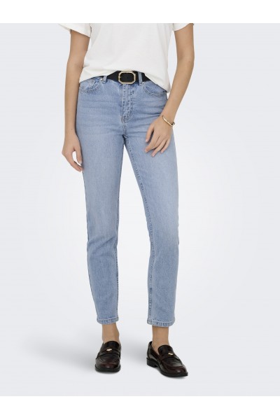 ONLY EMILY HW STRAIGHT ANK DNM MAE009 NOOS LIGHT BLUE 15361608
