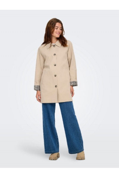 ONLY LORCHID LIFE STRAIGHT COAT CC OTW HUMUS 15361451