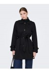 ONLY DISA LIFE SB TRENCHCOAT CC OTW BLACK 15369028