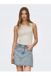 ONLY VAL 2-WAY TANK TOP JRS NOOS SOFT PUMICE STONE 15371705
