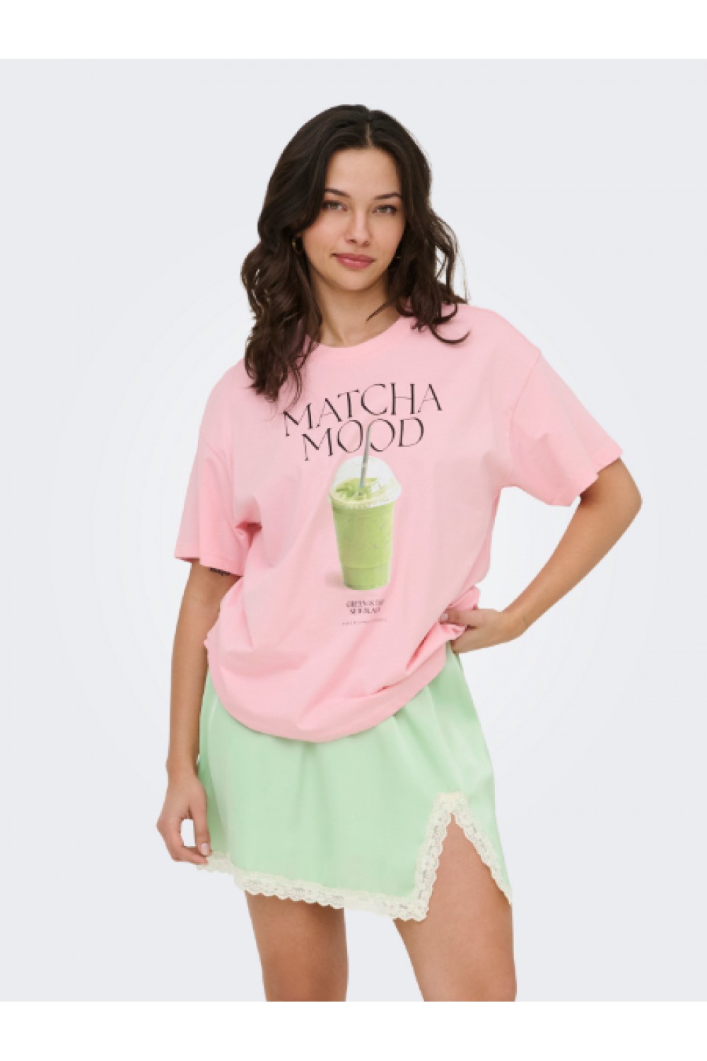 ONLY VIVVI S/S LOVELY TOP JRS ROMANCE ROSE 15346761