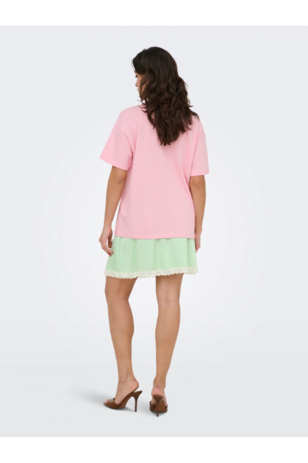 ONLY VIVVI S/S LOVELY TOP JRS ROMANCE ROSE 15346761