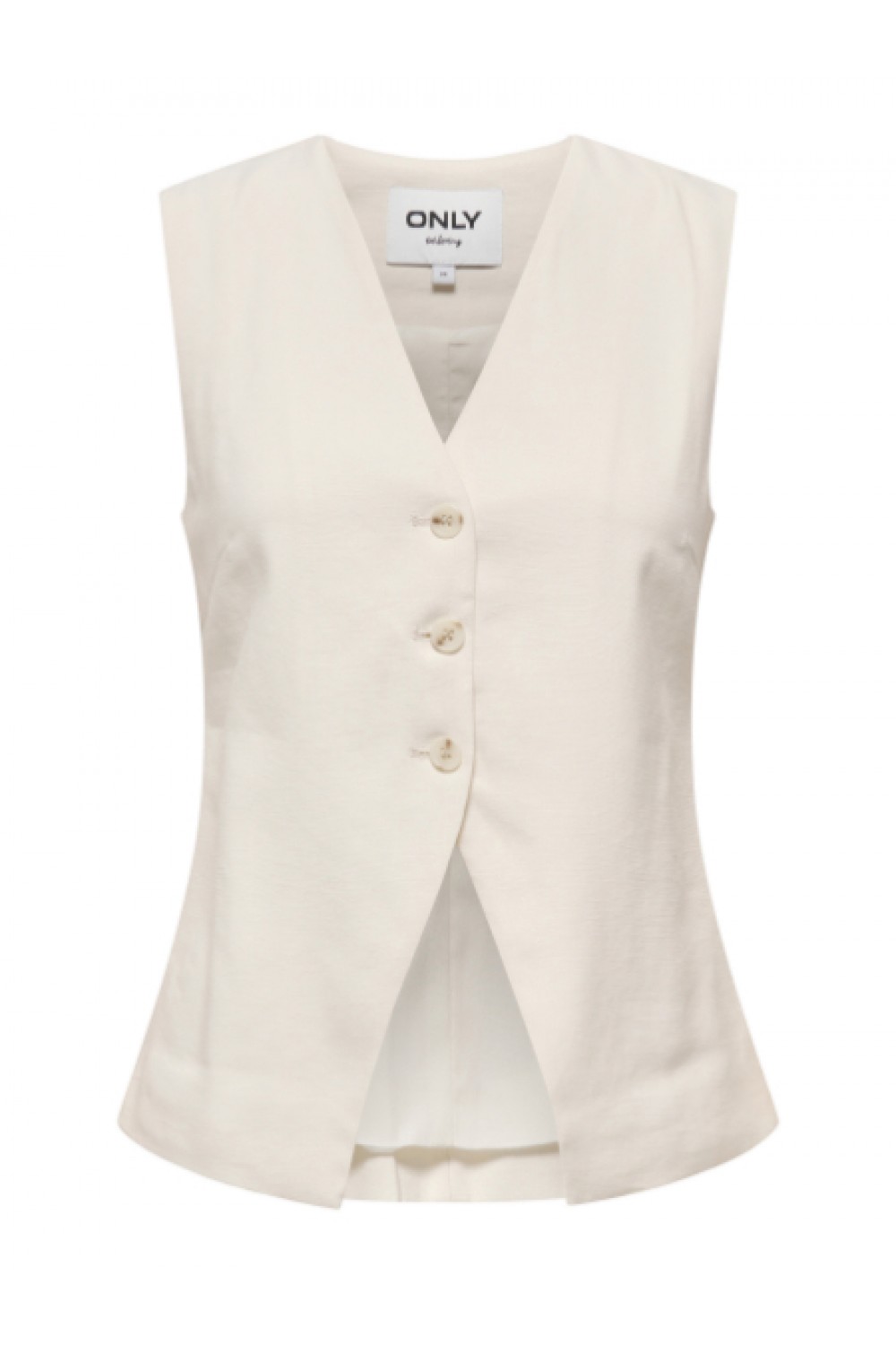 ONLY TILA LIFE S/L WAISTCOAT TLR BRIGHT WHITE 15367399