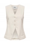 ONLY TILA LIFE S/L WAISTCOAT TLR BRIGHT WHITE 15367399