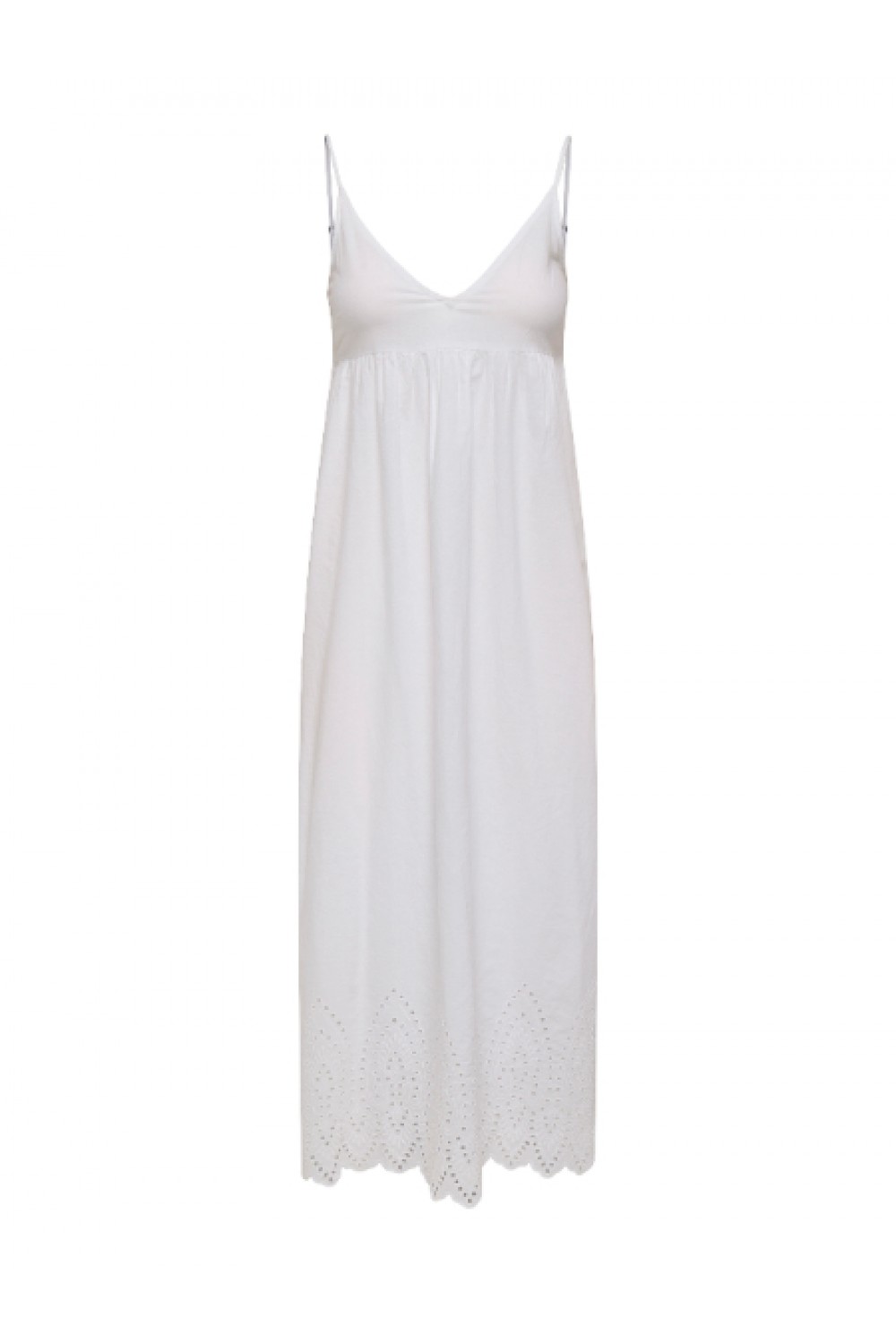 ONLY TULUM EMB LONG STRAP DRESS WVN BRIGHT WHITE 15369128