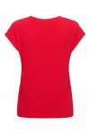 ONLY RILLA S/S V-NECK TOP JRS BARBADOS CHERRY 15315776