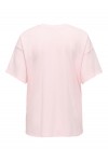ONLY ROLLING STONES LIFE S/S TOP JRS PALE LILAC 15370160