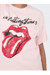 ONLY ROLLING STONES LIFE S/S TOP JRS PALE LILAC 15370160
