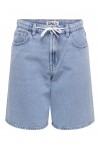 ONLY HOPE HW WIDE STRING SHORTS DNM PIM LIGHT BLUE DENIM 15371087