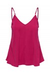 ONLY MADELI OAKLYN STRAP TOP WVN SANGRIA 15373599